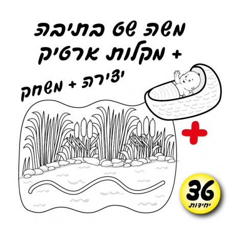 משה שט בתיבה+מקלות 36 יח