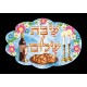 מדבקות דש-שבת שלום