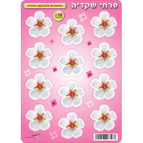 חיתוכי פרחי שקדייה-מצולם